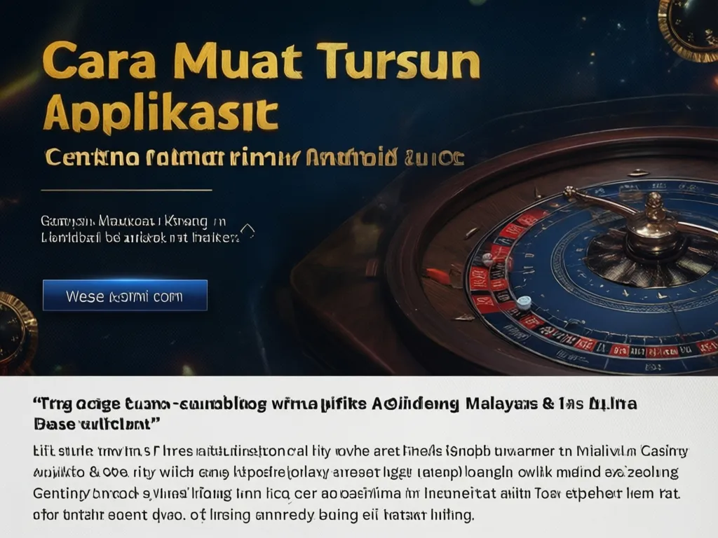 Aplikasi Kasino